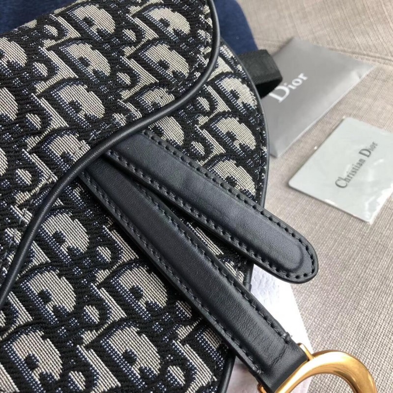 Replica Christian Dior Oblique Saddle Belt Bag S5632 - Image 4