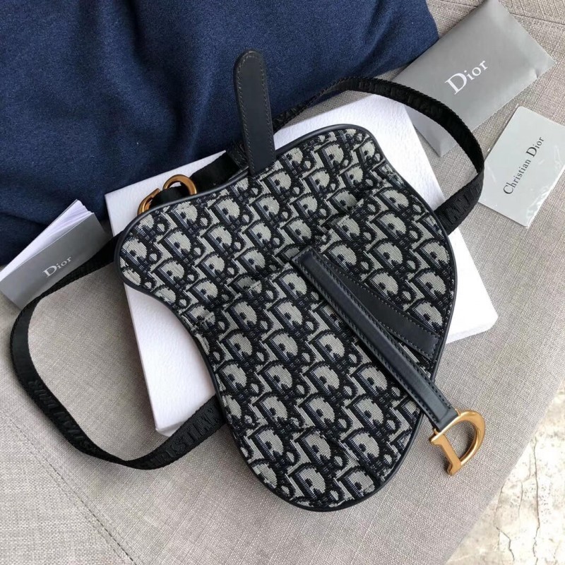 Replica Christian Dior Oblique Saddle Belt Bag S5632 - Image 6