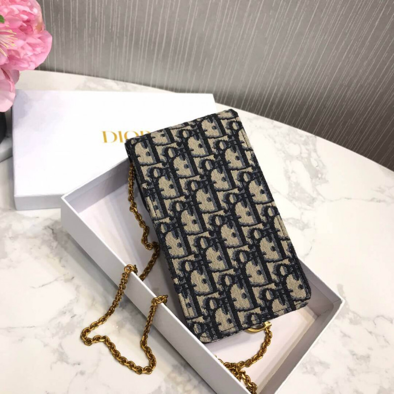 Replica Christian Dior Oblique Saddle Chain For Phone M019 - Image 3