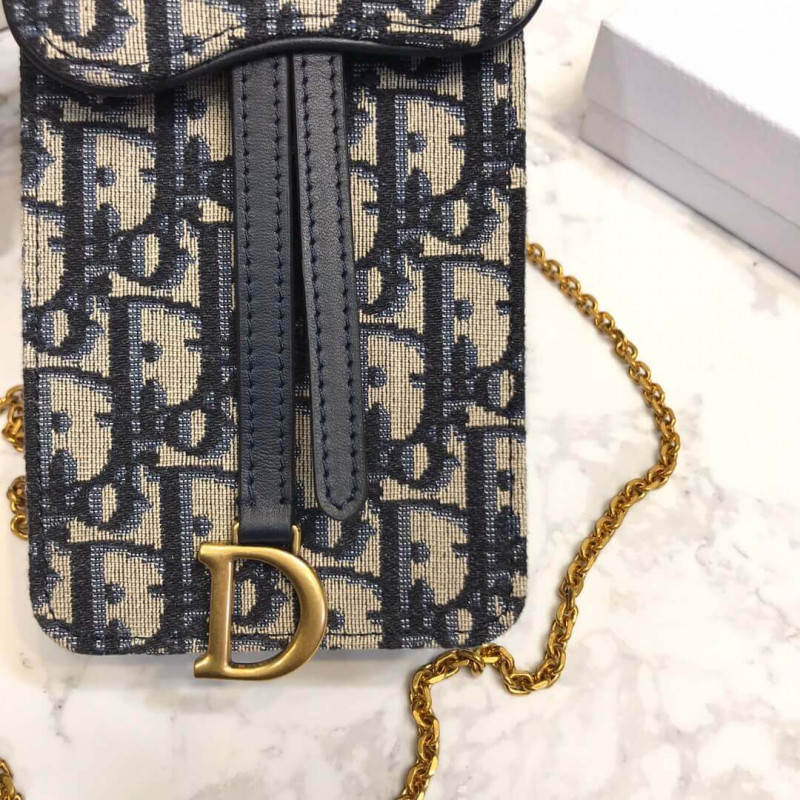 Replica Christian Dior Oblique Saddle Chain For Phone M019 - Image 8