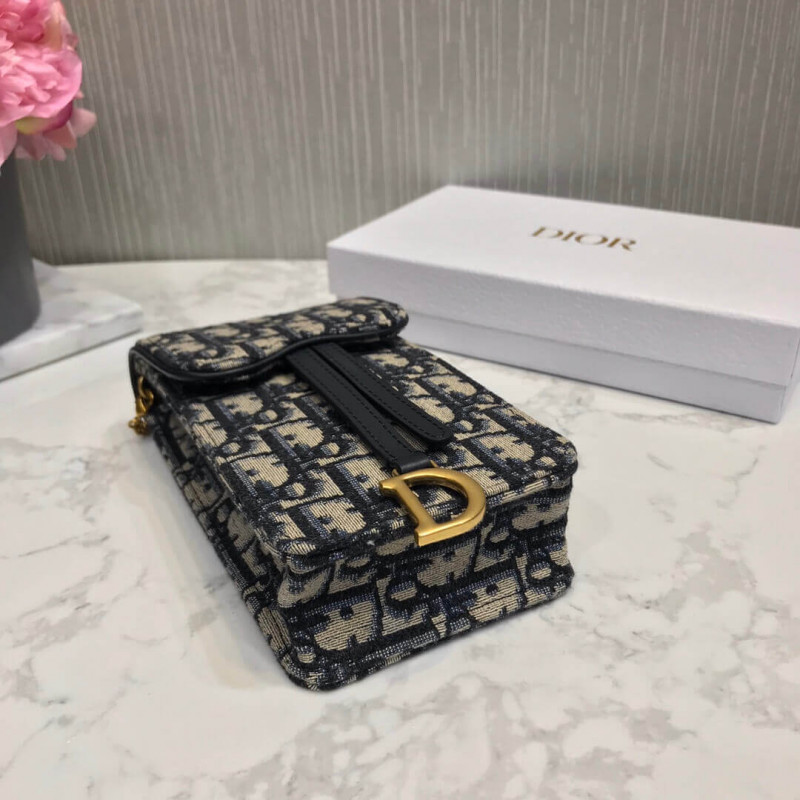 Replica Christian Dior Oblique Saddle Chain For Phone M019 - Image 9