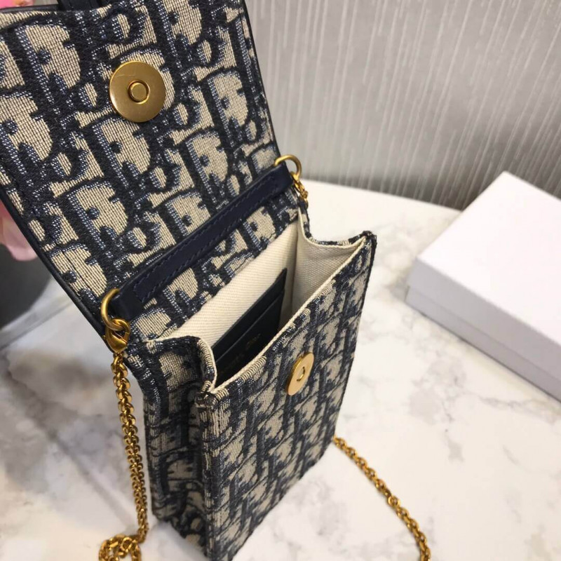 Replica Christian Dior Oblique Saddle Chain For Phone M019 - Image 10