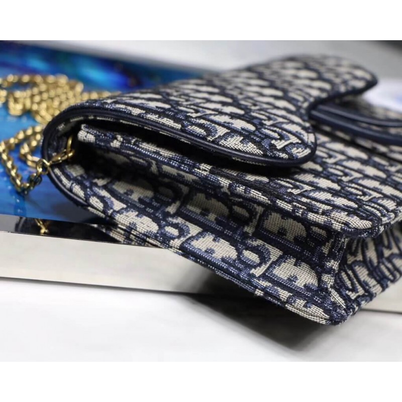 Replica Christian Dior Oblique Saddle Clutch S5620 - Image 5