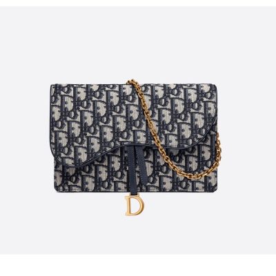 Replica Christian Dior Oblique Saddle Clutch S5620