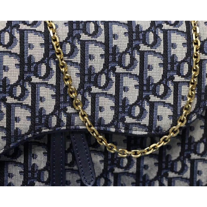 Replica Christian Dior Oblique Saddle Clutch S5620 - Image 7