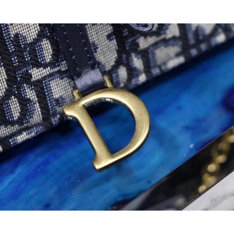 Replica Christian Dior Oblique Saddle Clutch S5620 - Image 8