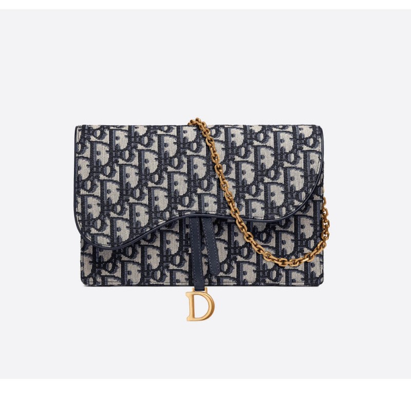 Replica Christian Dior Oblique Saddle Clutch S5620