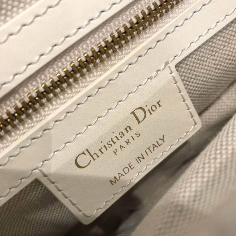 Replica Christian Dior Saddle Bag Ecru Ultramatte Calfskin M0446 - Image 12