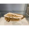 Best Replicas Bags - Christian Dior Saddle Bag in Camel-Colored Shearling M0446 Best Louis Vuitton LV Replica Bags On Sales