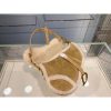 Best Replicas Bags - Christian Dior Saddle Bag in Camel-Colored Shearling M0446 Best Louis Vuitton LV Replica Bags On Sales