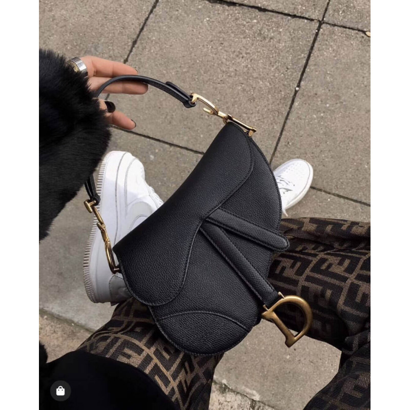 Replica Christian Dior Saddle Bag In Grained Calfskin M0446 - Image 11
