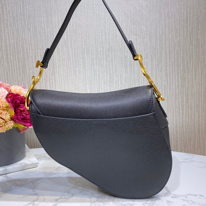 Replica Christian Dior Saddle Bag In Grained Calfskin M0446 - Image 3