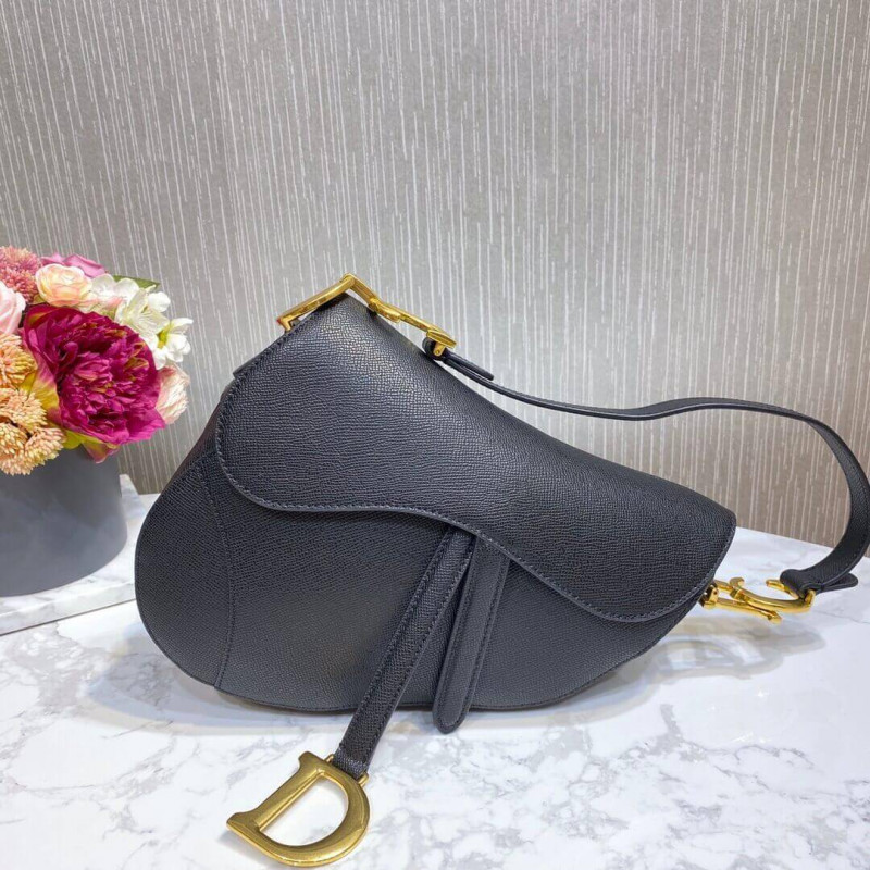 Replica Christian Dior Saddle Bag In Grained Calfskin M0446 - Image 4