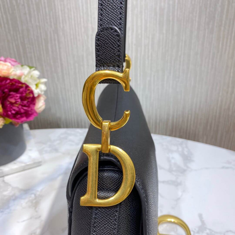 Replica Christian Dior Saddle Bag In Grained Calfskin M0446 - Image 5