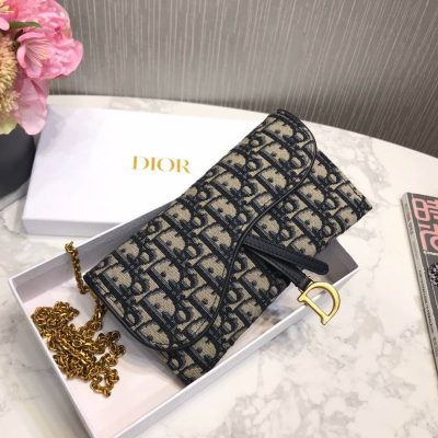 Alternative view of Replica Christian Dior Saddle Long Wallet On Chain S5614