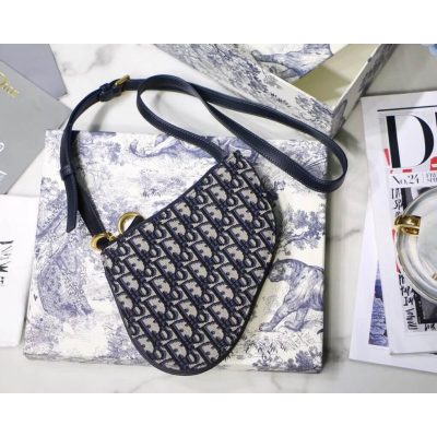 Alternative view of Replica Christian Dior Saddle Oblique Clutch S5642