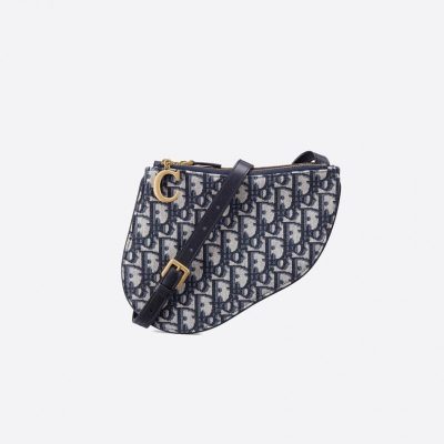 Replica Christian Dior Saddle Oblique Clutch S5642