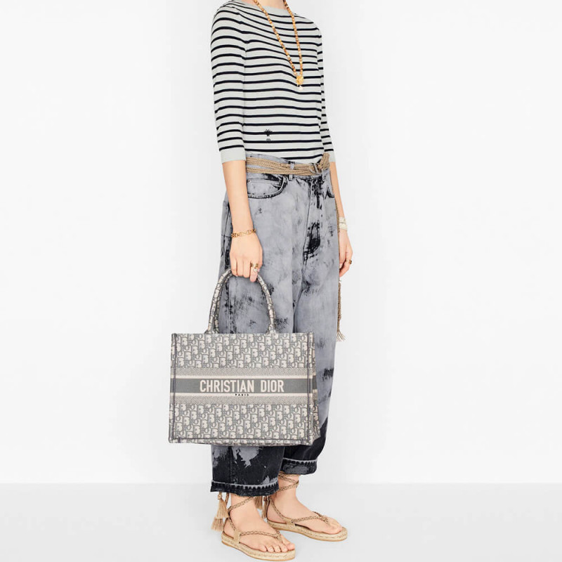 Replica Christian Dior Small Book Tote Oblique M1296 - Image 2