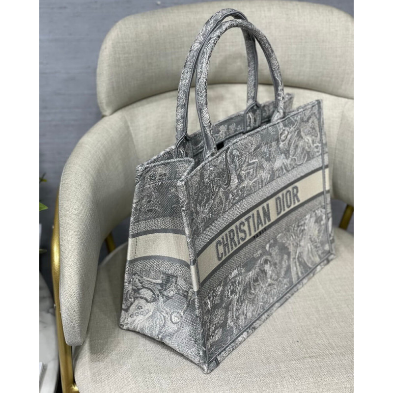 Replica Christian Dior Small Book Tote Toile De Jouy Bag M1296 - Image 7