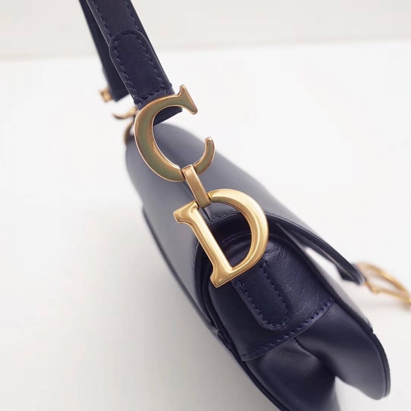 Replica Christian Dior Smooth Calfskin Mini Saddle Bag M0447 - Image 4