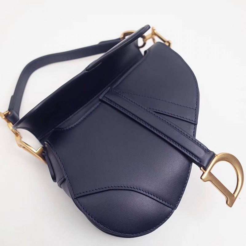 Replica Christian Dior Smooth Calfskin Mini Saddle Bag M0447 - Image 5