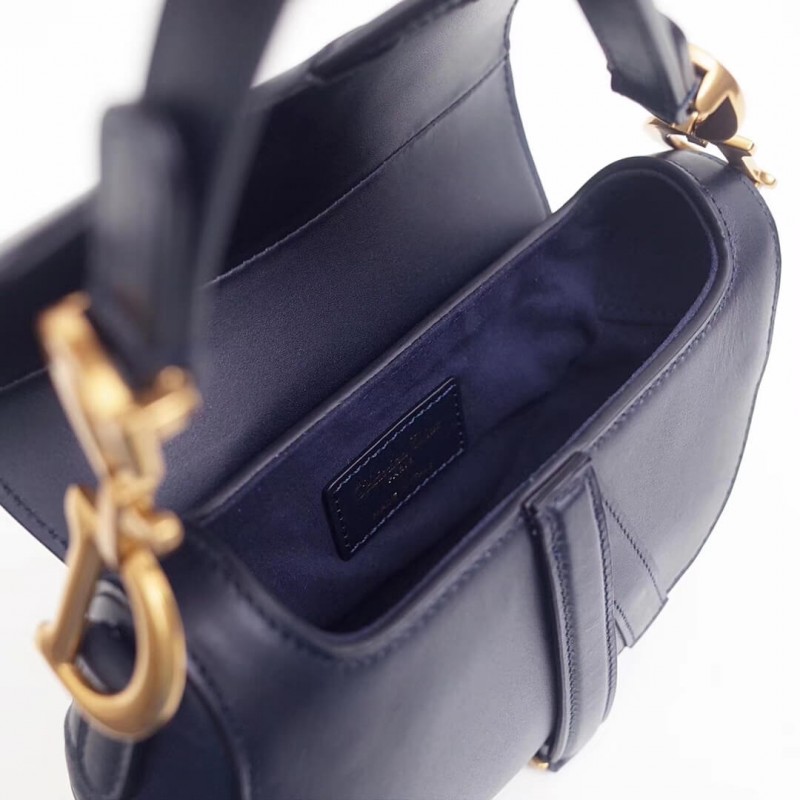 Replica Christian Dior Smooth Calfskin Mini Saddle Bag M0447 - Image 6