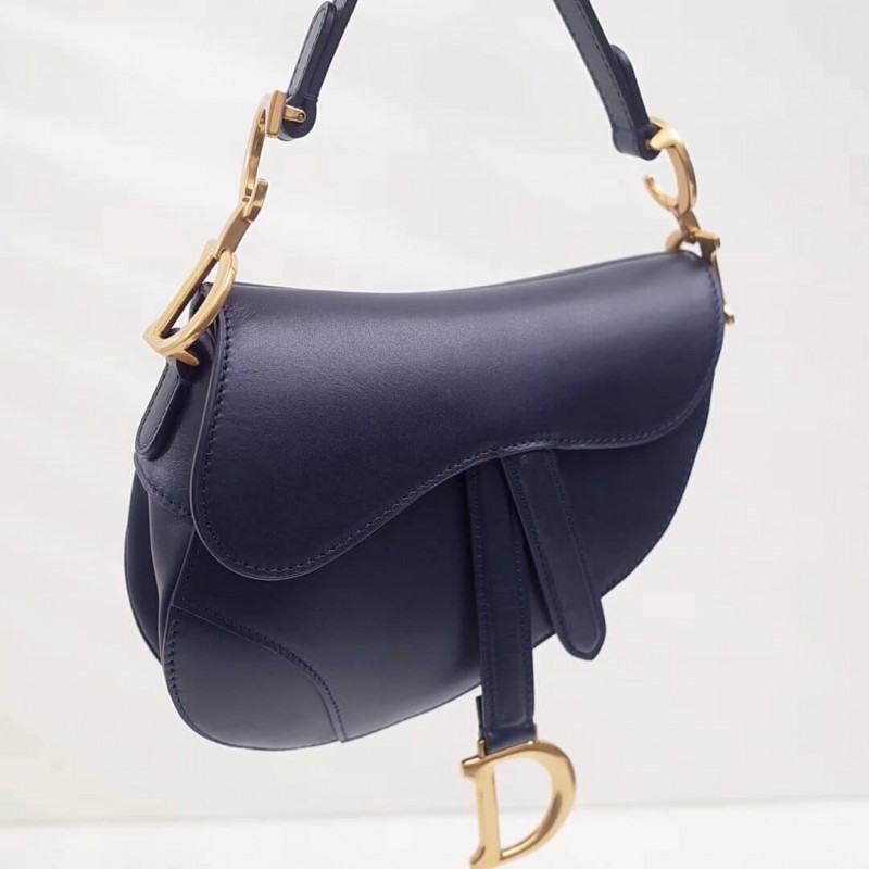 Replica Christian Dior Smooth Calfskin Mini Saddle Bag M0447 - Image 9