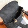 Best Replicas Bags - Christian Dior Textile Fabric Medium Lady Dior Bag L4455 Top Quality Louis Vuitton LV Replica Bags On Sales