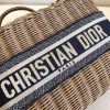 Best Replicas Bags - Christian Dior Wicker Basket Shoulder Bag Blue Oblique M7601 Top Quality Louis Vuitton LV Replica Bags On Sales