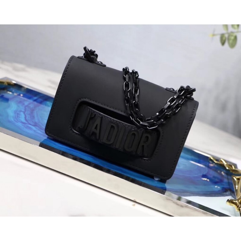 Replica Cioradict Dior Mini J'Adior Ultra Black Bag M9002 - Image 37