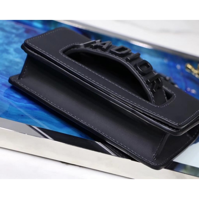 Replica Cioradict Dior Mini J'Adior Ultra Black Bag M9002 - Image 41