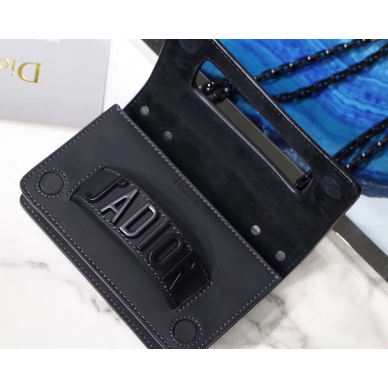 Replica Cioradict Dior Mini J'Adior Ultra Black Bag M9002 - Image 43