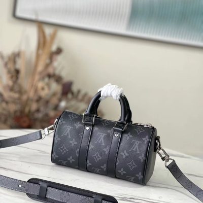 Replica Louis Vuitton Monogram Eclipse Keepall Xs M45947