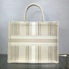 Best Replicas Bags - Dior Book Tote Beige Stripes Embroidery M1286 Top Quality Louis Vuitton LV Replica Bags On Sales