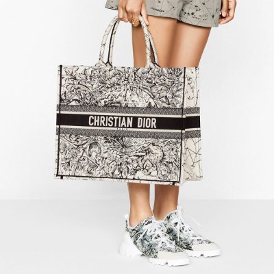 Alternative view of Replica Dior Book Tote In Latte Multicolor Zodiac Embroidery M1286