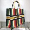 Best Replicas Bags - Dior Book Tote Multicolor D-Stripes Embroidery M1286 Best Louis Vuitton LV Replica Bags On Sales