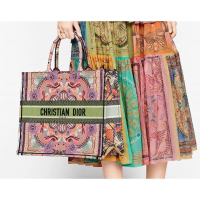 Alternative view of Replica Dior Book Tote Multicolor In Lights Embroidery M1286