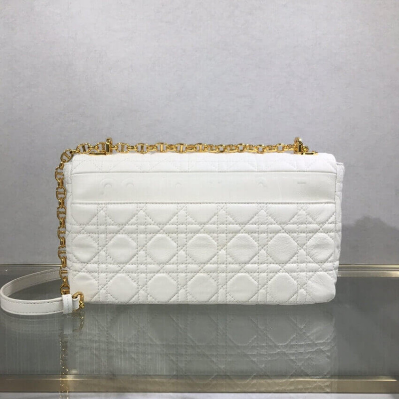 Replica Dior Large Caro Bag Black Supple Cannage Calfskin M9243 - Image 3