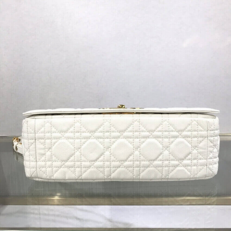 Replica Dior Large Caro Bag Black Supple Cannage Calfskin M9243 - Image 8