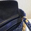 Best Replicas Bags - Dior Medium Lady D-Lite Bag Embroidered Velvet M0565O Top Quality Louis Vuitton LV Replica Bags On Sales