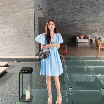 Alternative view of Replica Dior Mini Saddle Bag Blue Oblique Jacquard M0447