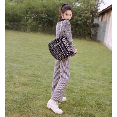 Alternative view of Replica Dior Oblique Embroidered Velvet Diorcamp Messenger Bag M1291V