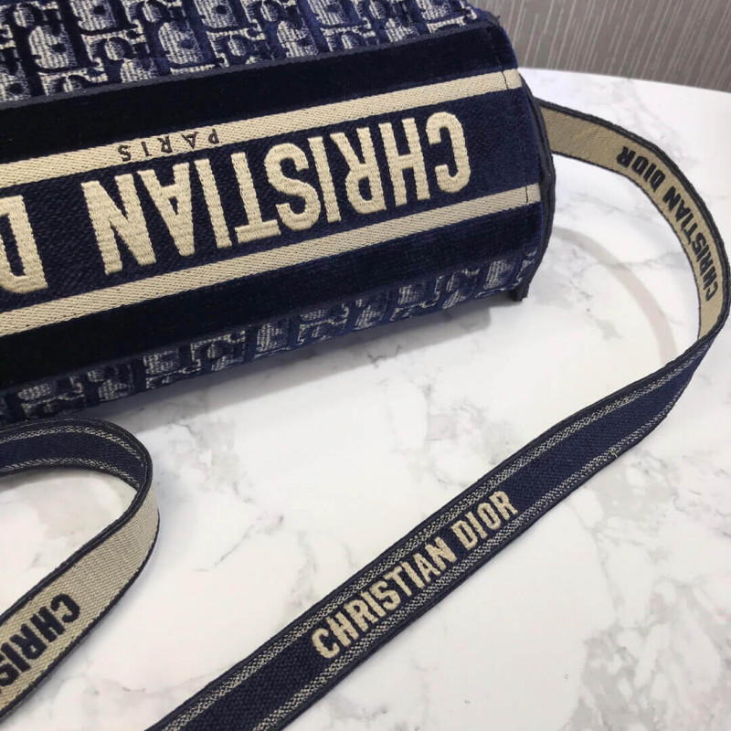 Replica Dior Oblique Embroidered Velvet Diorcamp Messenger Bag M1291V - Image 10