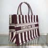 Best Replicas Bags - Dior Small Book Tote D-Stripes Embroidery M1296 Best Louis Vuitton LV Replica Bags On Sales