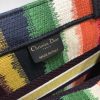 Best Replicas Bags - Dior Small Book Tote Multicolor D-Stripes Embroidery M1296 Top Quality Louis Vuitton LV Replica Bags On Sales