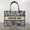 Best Replicas Bags - Dior Small Book Tote Multicolor Mille Fleurs Embroidery M1296 Best Louis Vuitton LV Replica Bags On Sales