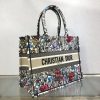 Best Replicas Bags - Dior Small Book Tote Multicolor Mille Fleurs Embroidery M1296 Best Louis Vuitton LV Replica Bags On Sales