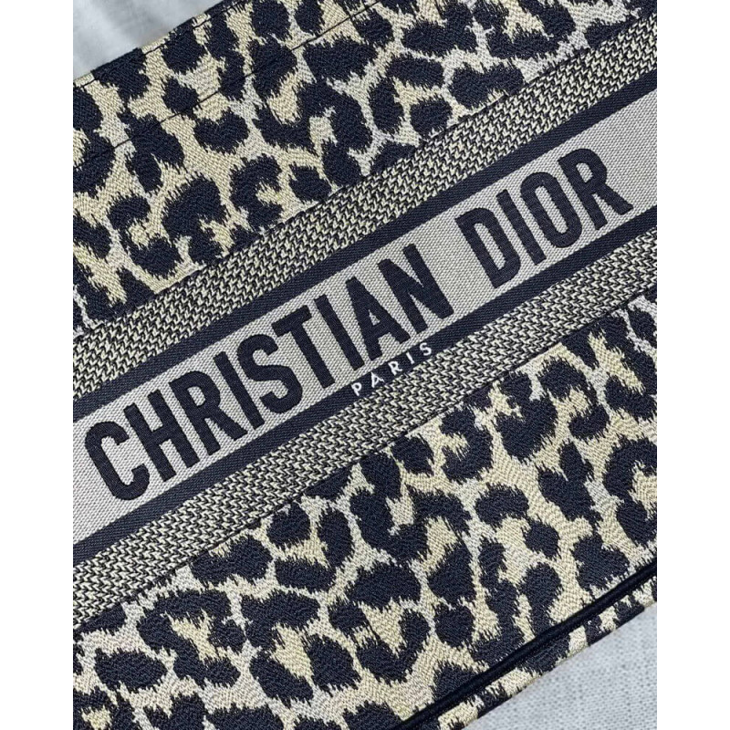Replica Dior Small Book Tote Ricamo Mizza Beige Multicolore M1296 - Image 3