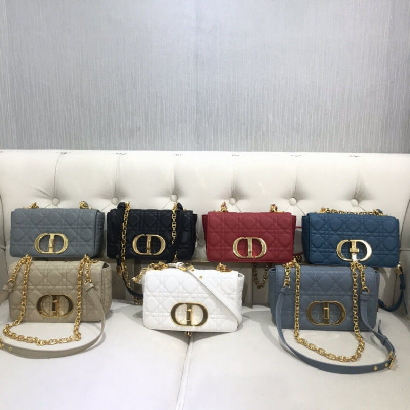 Replica Dior Small Caro Bag Supple Cannage Calfskin M9241 - Image 10