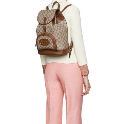 Alternative view of Replica Gucci 1955 Horsebit Backpack 620849